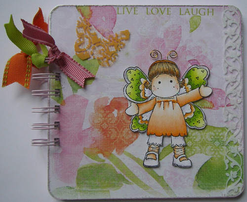 *live love laugh* full Handmade Garden Scrapbook Album